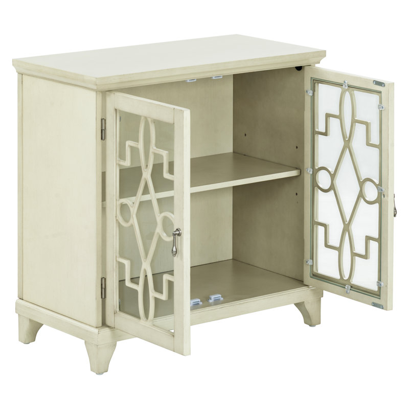 Armoire à deux portes Carol, Cream
