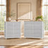 8_x005f_x001e_Drawer et 9_x005f_x001e_Drawer, ensemble de commode large en tissu, commode de chambre à coucher pour tiroirs de rangement