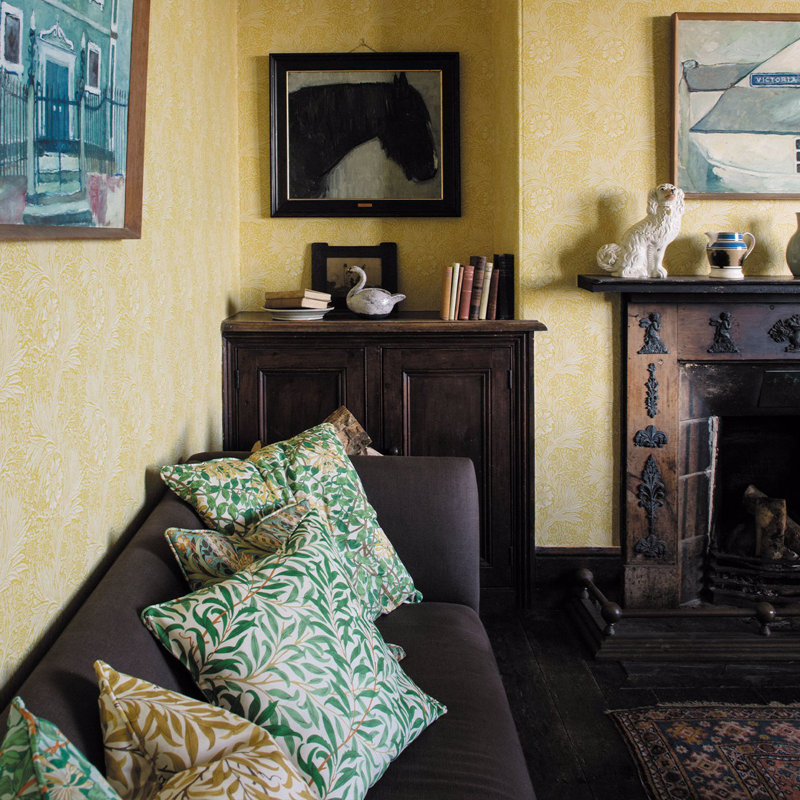 Marigold 10.05m x 52cm Matte Wallpaper Roll, Yellow