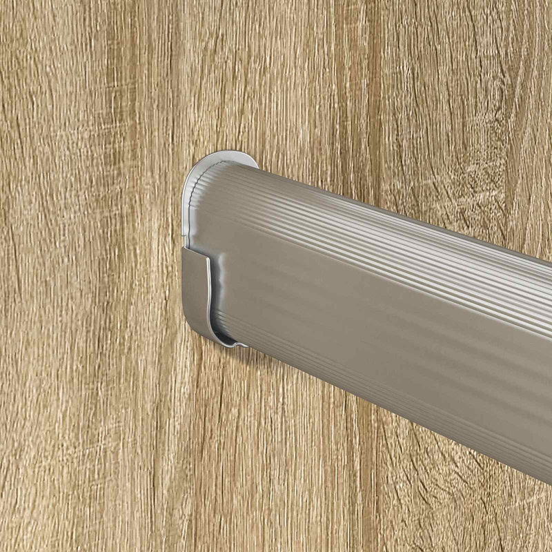 Aluminium Alloy Closet Rod, 2.9 cm H x 31.6 cm W x 1.5 cm D