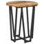  Side Table Set 2 Pcs Old Wood And Black 50 X 50 X 50.5 Cm-2071023649