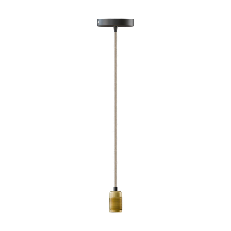 Annamay 1 - Light Yellow Brass Pendant