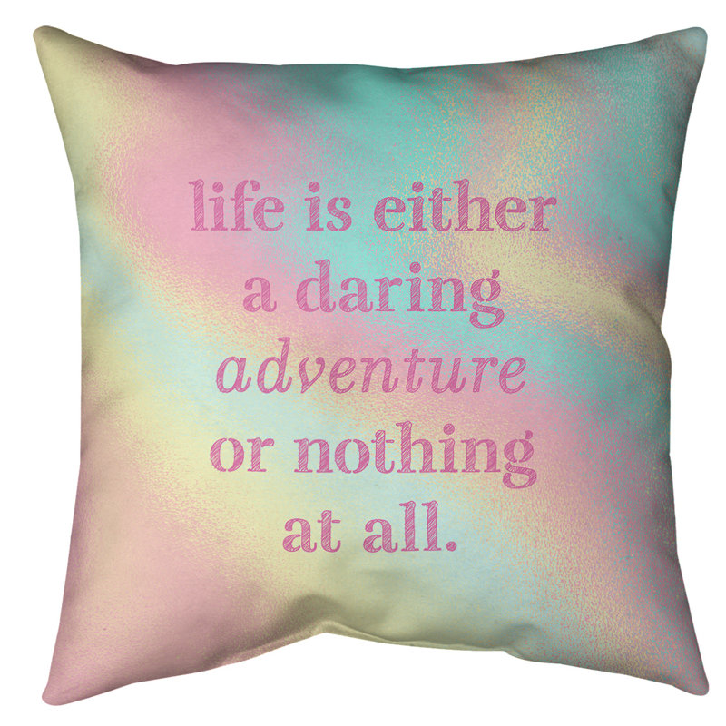 Coussin de sol, 36 po x 36 po, Turquoise clair / rose clair / jaune clair