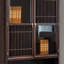 Bibliothèque en bois massif pur
