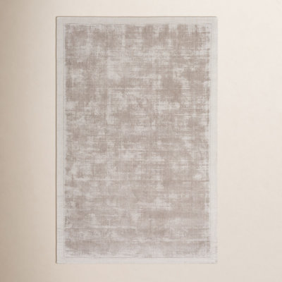 Mckinley Handmade Viscose Gray Rug