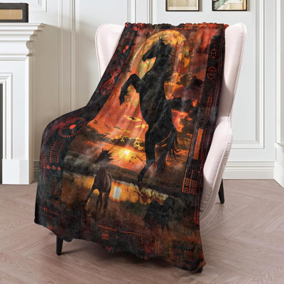 Couverture en flanelle 30 x 40 po Sunset