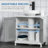 Kleankin Modern Under Sink Cabinet With 2 Doors-875219903