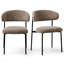 Chaise rembourrée avec pieds en métal-876850810