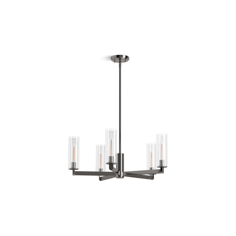 Crue 26 In. Chandelier, Satin