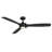 60" Black Propeller Dimmable LED Ceiling Fan with 3CCT LED Lights and Remote Control