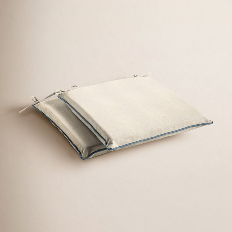 Coussin de siège d'extérieur Sunbrella, H 2 po x l 20 po x P 20 po, Ponce coulée Sunbrella® Plainweave