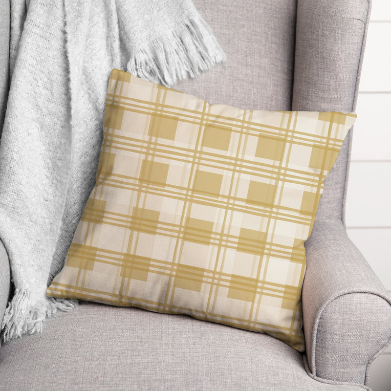 10 housses de coussin d'extérieur, Jaune, 20 po x 20 po