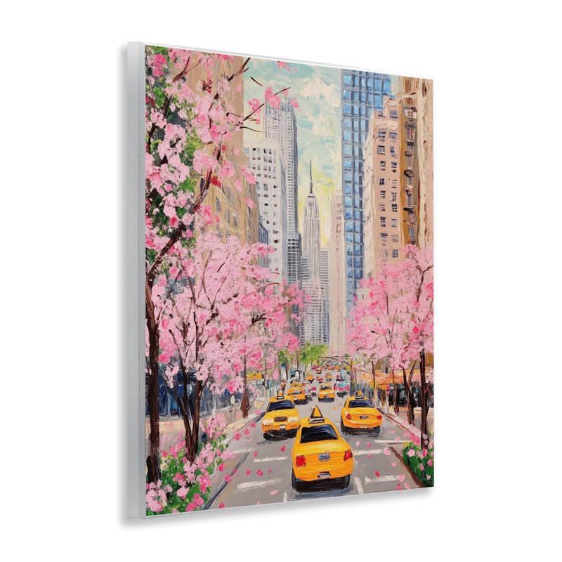 Plaque murale New York au printemps, design par LSR Design Studio
