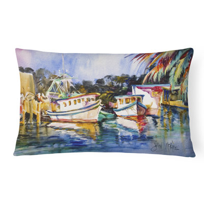Coussin décoratif intérieur/extérieur rectangulaire du marché fish
