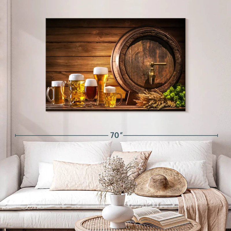 Yarlin Beer Barrel, 32" H x 48" W