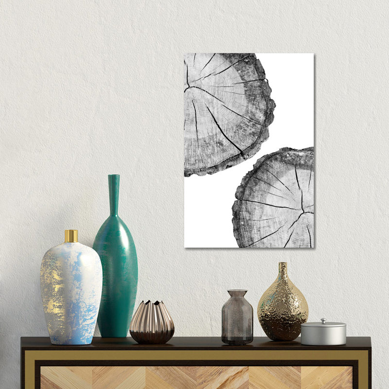 Wood Slice by Sisi & Seb - Wrapped Canvas Gallery-Wrapped Canvas Giclée, 45.72cm H x 30.48cm W