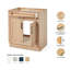 Base de meuble-lavabo simple 30 po Osoria-108808683