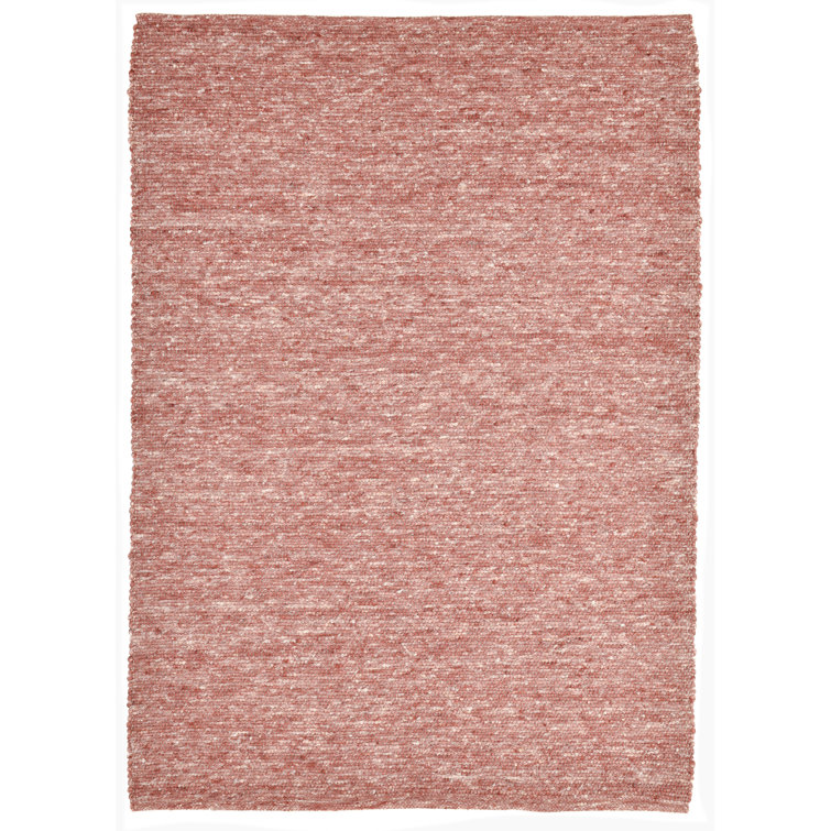 Hand Woven Wool Red Indoor Rug
