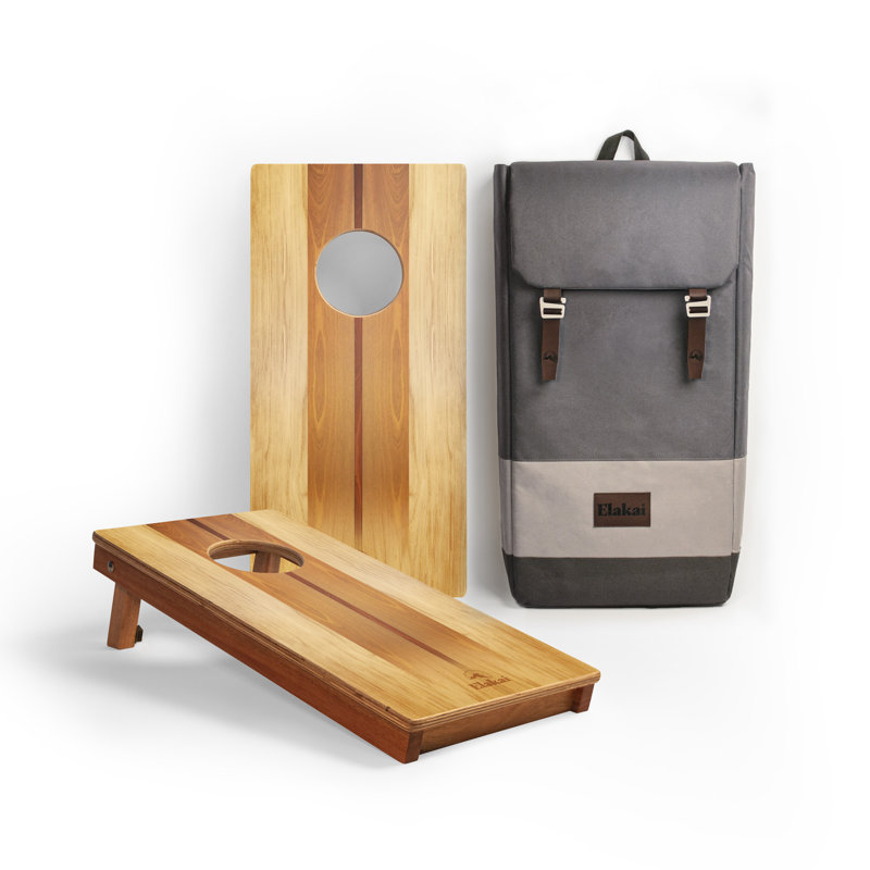 Planches cornhole Woody, H 24 po x l 12 po x P 2 po
