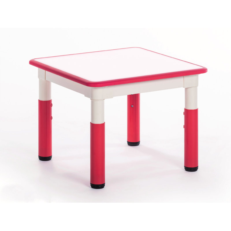 Whiteboard Adjustable Square 4 Students Activity Table