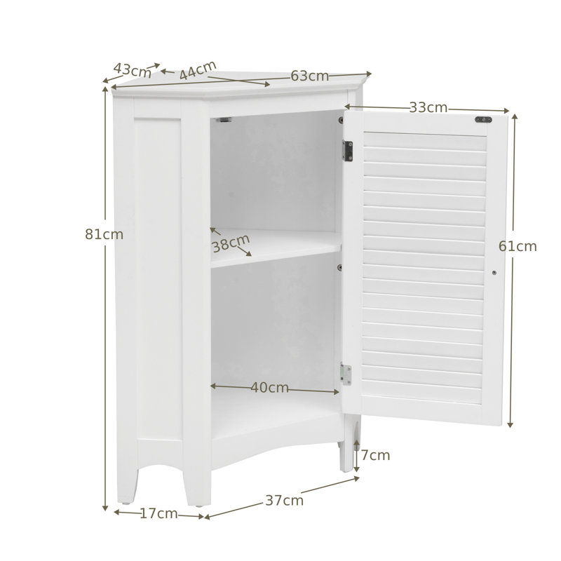 Zirke Freestanding Bathroom Cabinet