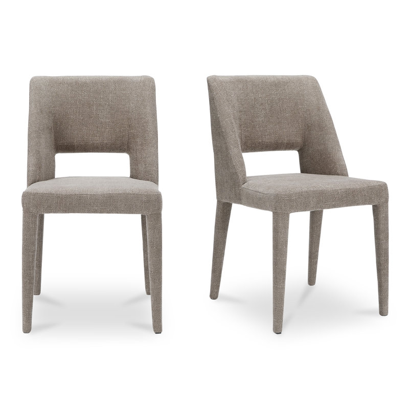 Joyce Dining Chair Light Brown-Set of Two, Light Brown