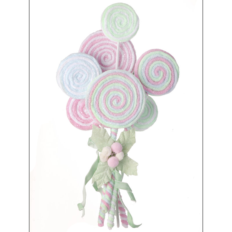Grand choix de sucettes pastel givré