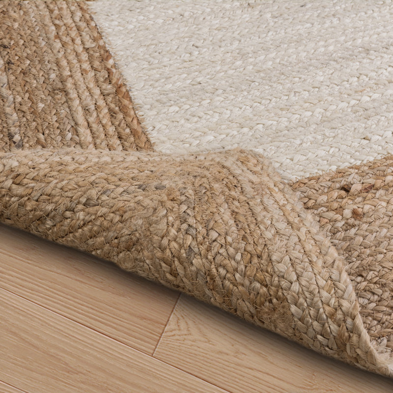 Kayleigh Hand-Braided Jute Area Rug, Rectangle 5' x 7'