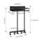 Towel Racks For Bathroom, Towel Rack Wall Mounted With Metal Shelf And 5 Hooks For Small Bathroom,(Black)