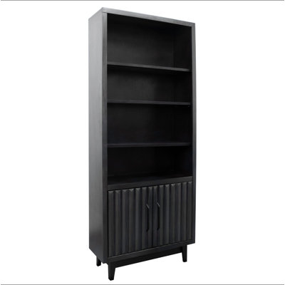 Radiance 78 inch High Bookcase Pier, No Assembly Required, Black Finish