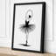 Ballet Dancer Geometric - Wrapped Canvas-674458059-674458050
