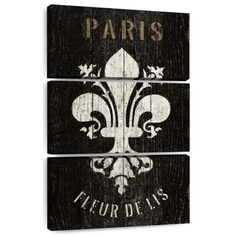 Kerner Refurbished Fleur De Lis, 38" H x 24" W