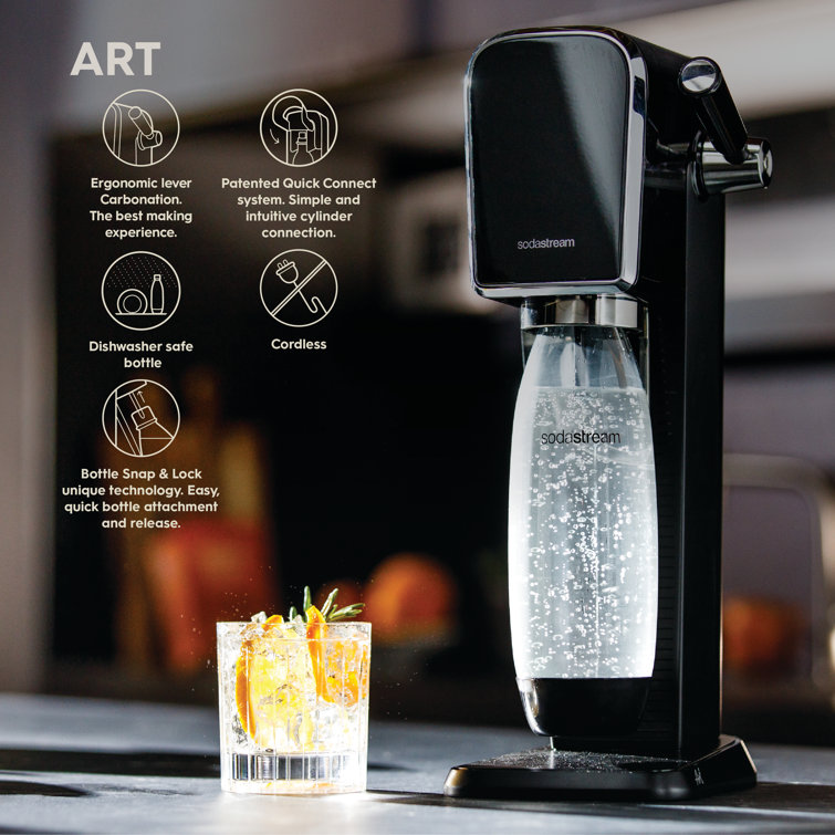 sodastream 60 L Co2 Carbonator, No Exchange or Gift Card. Quick Connect  ONLY! (Only works with Soda Stream machines that use Quick Connect)!