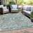 Machine Washable Indoor/Outdoor Xhevrie Seafoam Rug-2006195016