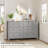 7 Drawer Dresser for Bedroom, 54" Wide Large Dresser with Deep Drawers & Metal Knobs, Modern Wooden Chests of Drawers-650001463
