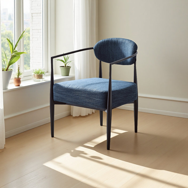Fauteuil d'appoint rembourré Mid-Century