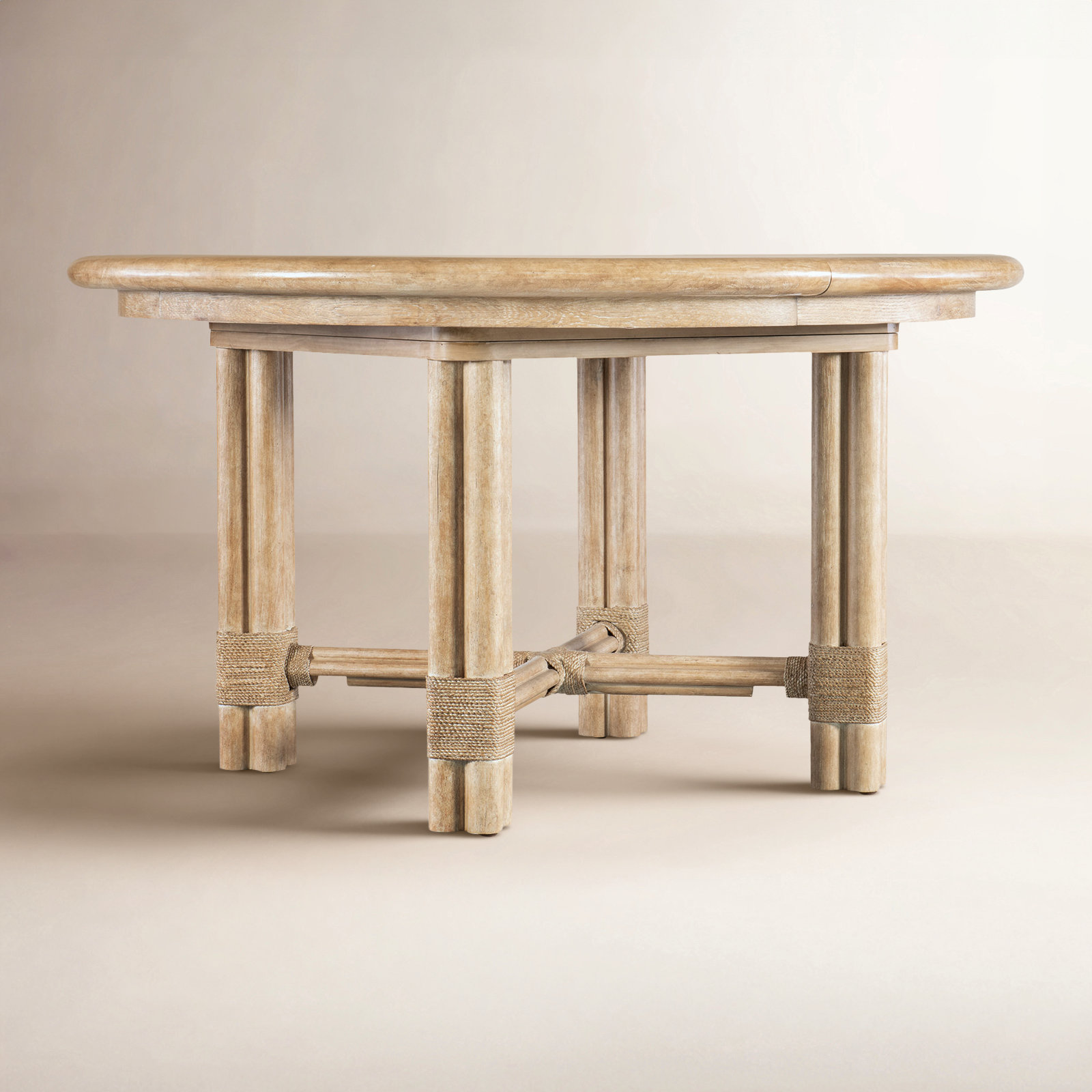 Retreat 54" Extendable Dining Table, Dune