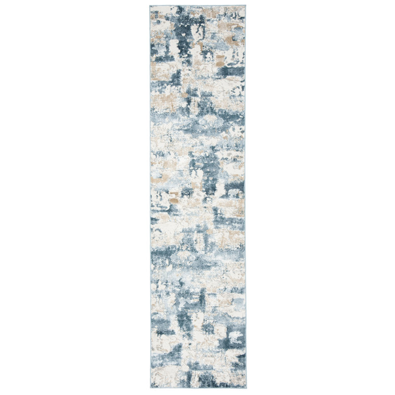 Ellar Vogue Performance Abstract Rug, Runner 2' x 16'