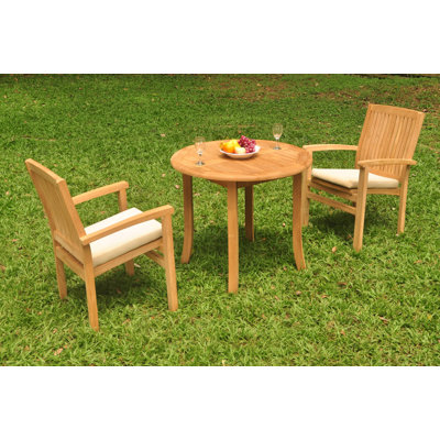 Rickey Round 4 - Person Teak Dining Set