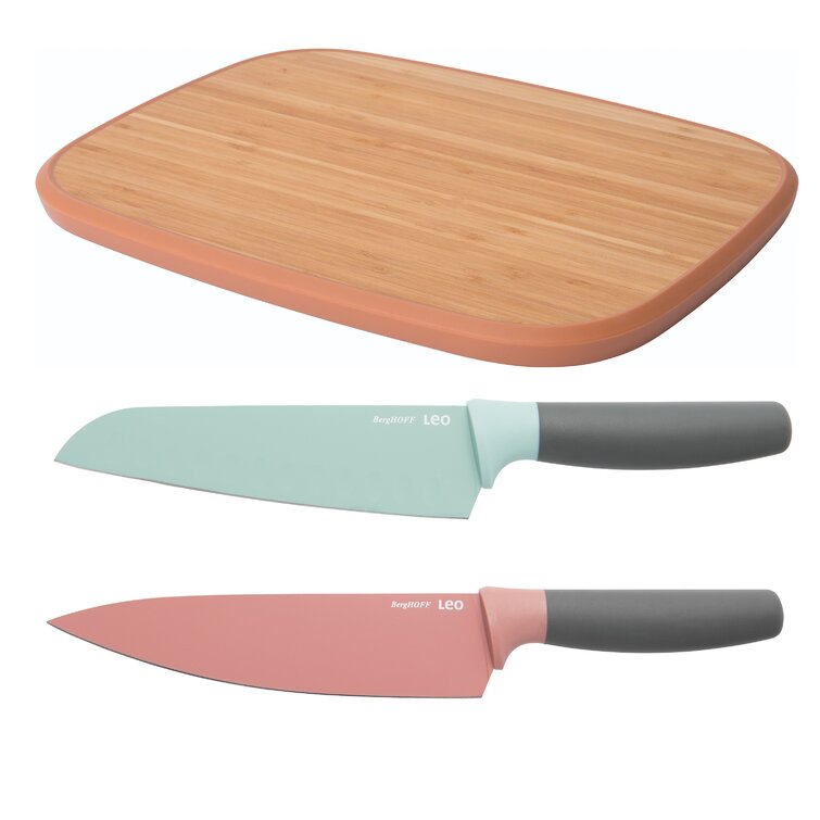 Tomodachi Haruto - 15 Piece Block Knife Set, Rice Husk, Bamboo