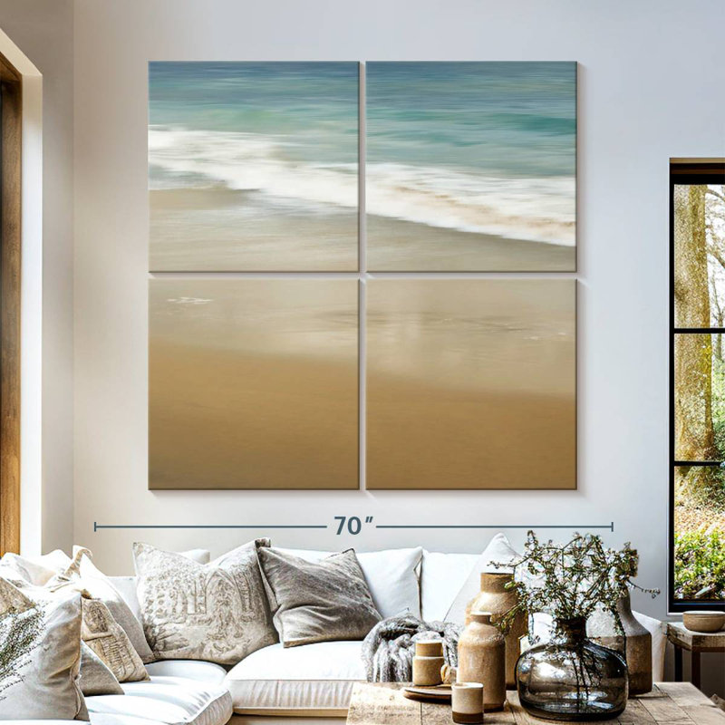 Gillard Surf And Sand I, 57" H x 57" W