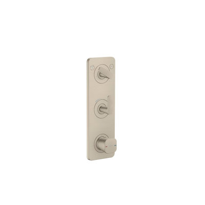 AXOR Citterio C Thermostatic Module Trim 15" X 5" For 2 Functions- Cubic Cut