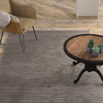 Tapis taupe texturé Nathen