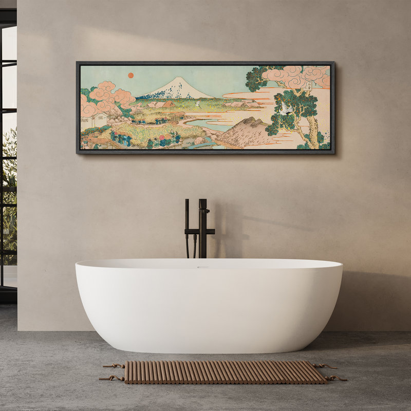Art japonais de campagne de style japonais, images murales de récolte rustique, impression numérique sur toile, art numérique