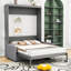 Lit escamotable double avec canapé Artemiy-756998401