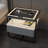 Modern 1 - Drawer Nightstand With Wireless Charging, Led Lights, Bluetooth Player And 3 Lighting Select