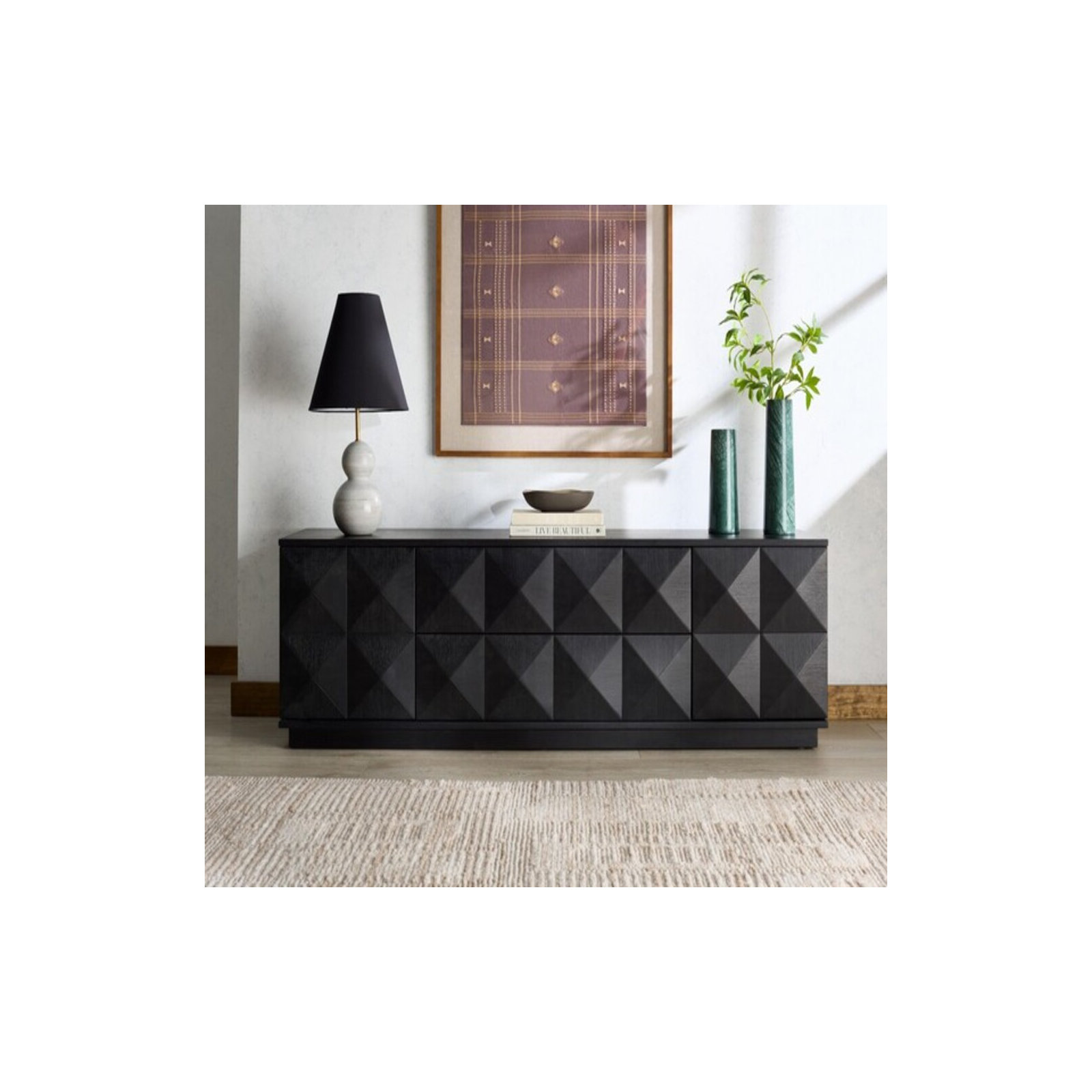 Iriye 63" TV Stand, Black