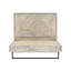 Base de lit plateforme Bulat en bois d'acacia naturel-70770779