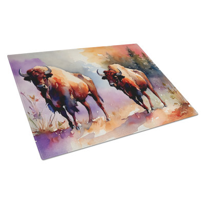 Buffalo Glass Cutting Board Large