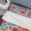 Blue Boho Floral Harmony Dreams - Ensemble de housse de couette floral-990092231